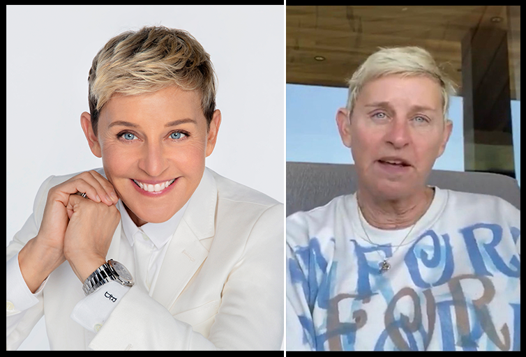 Ellen Degeneres seems to be having a mental breakdown [PANIC] and possible Comms