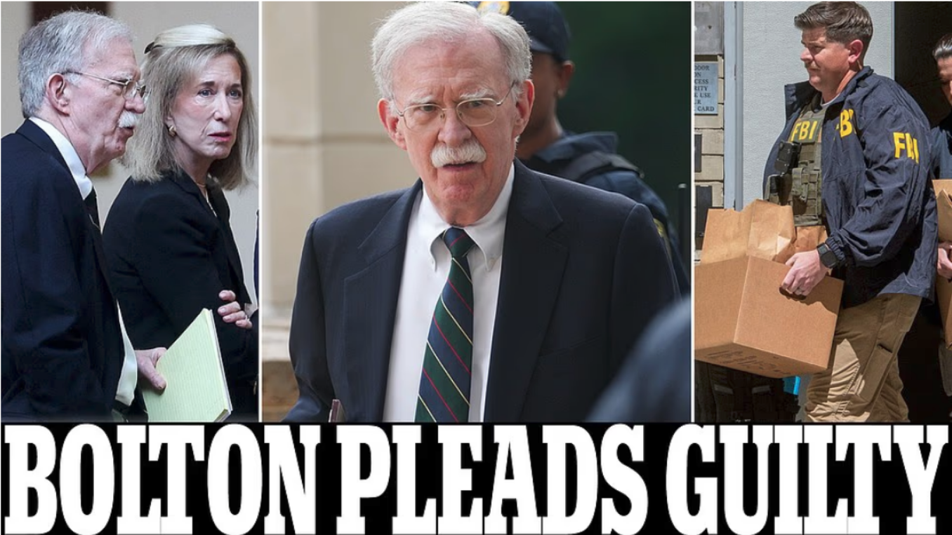 John Bolton CONFESSES in court he stole government secrets